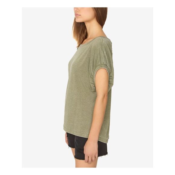 SANCTUARY Womens Green Short Sleeve T-Shirt S - Picture 3 of 4